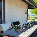 Luxe Gastenkamer Met Living En Keuken Bij Friezen Paarden Stal Pellendijk בית כפרי Westendorp