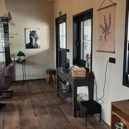 Landhuis Luxe Gastenkamer Met Living En Keuken Bij Friezen Paarden Stal Pellendijk *